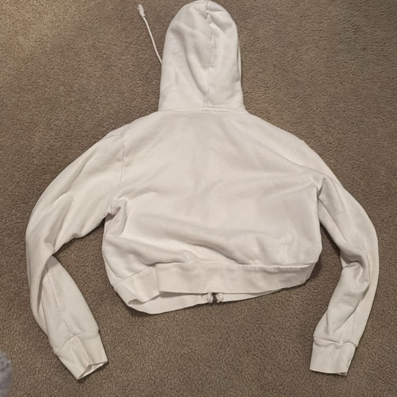 white brandy melville zip up - Picture 3 of 3